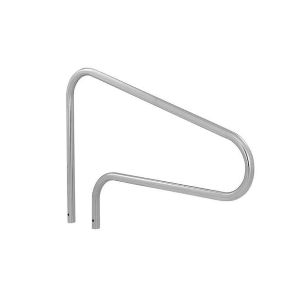 Sr Smith S.R. Smith DMS-100A 2 ft. 8 x 51 in. 3-Bend Deck Mount Center Grab Handrail with 304 Stainless Steel DMS-100A - main